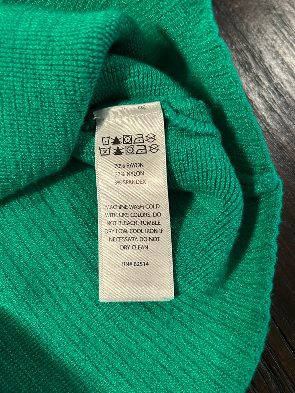 House of Harlow 1960 Ribbed Tank Top - Green - size Small - Picture 6 of 6